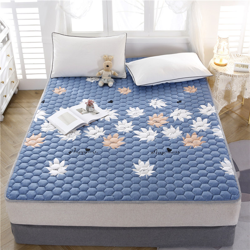 夏季榻榻米垫子床垫软垫家用薄款铺床的褥子N垫被白色1米2垫褥防