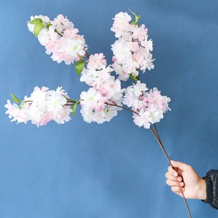 海棠枝加密树装饰花材婚庆花艺插花装饰垂钓假花树枝