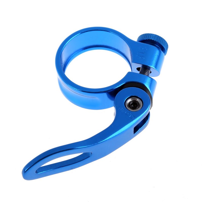 Aluminum Alloy Seatpost Clamp Quick 31.8mm MTB Bike Cycling