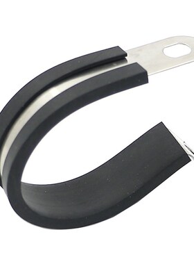 10Pcs Cable Wire Hose Pipe Clamp P s Rubber Lined Tube Pipe