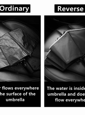 Windproof Reverse Automatic Umbrella Rain Women Men Car Larg
