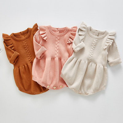 速发Baby Girls Knitted Spring Infant Newborn Long 2022