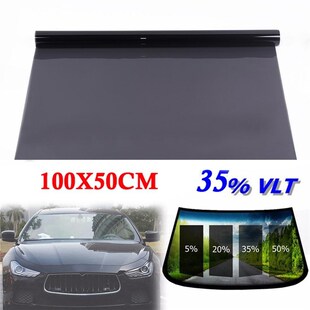 100 niversal 50cm Dark Auto Black Car Tint Film Window