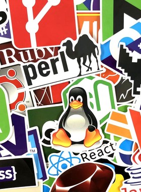 123Pcs/Pack Programming Stickers Geek Hacker Stickers For L