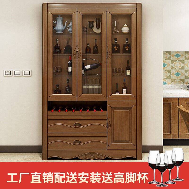 陈飞家具现代中式实木酒柜家用三门餐边柜隔断柜储物柜现代简约整使用感如何?