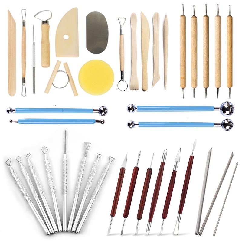 推荐Pottery Sculpting Tools Set Ceramic Detail texture Shapi