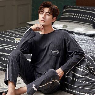 newPijamas Night Pajamas men homewear Wear 推荐 pyj Nightwear