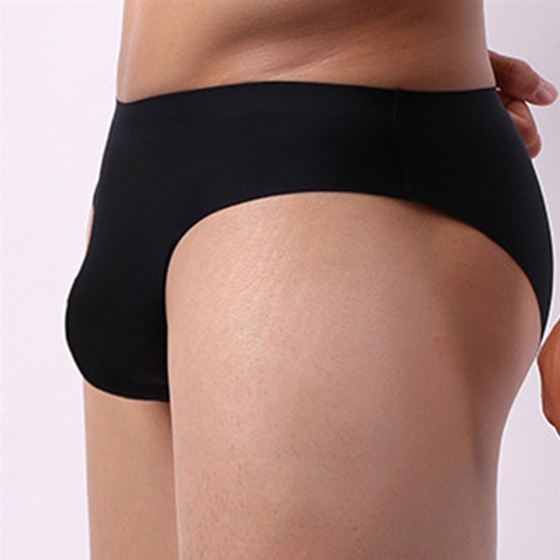 推荐Men's Sports Breathable Ice Silk Underwear Thin Sexy Low