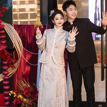 马面裙敬酒服新娘2025新款新中式伴娘服套装订婚礼服平时可穿冬季