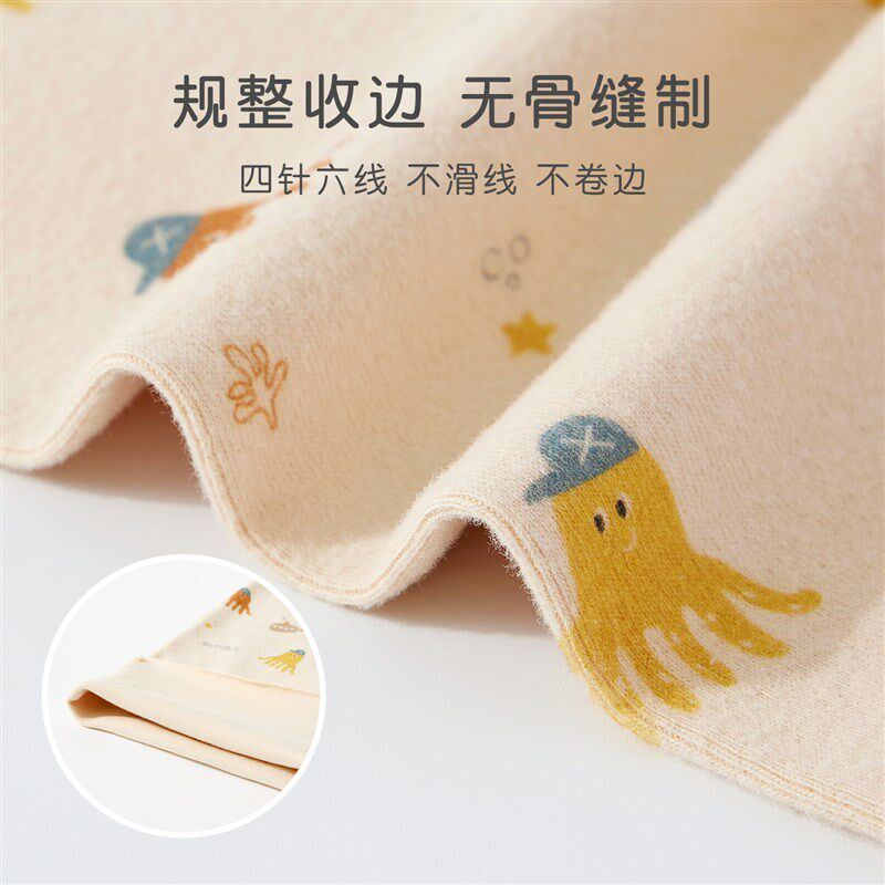 NIDO BEAR  목 스카프 순면  목 스카프 어린이 스카프 봄 가을 얇은 작은 V 어린이 따뜻한 가을 겨울 방풍