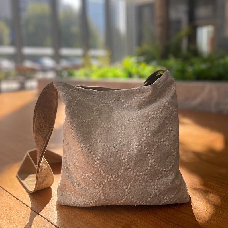 枫外夏天单肩包女2024新款百搭高级感帆布袋大容量包包设计感小众,箱包皮具/热销女包/男包,通用款女包,淘宝优惠券,粉丝福利购,淘宝优惠卷