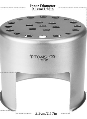 Wood-Stove TOMSHOO Titanium Camping Backpacking Folding Burn