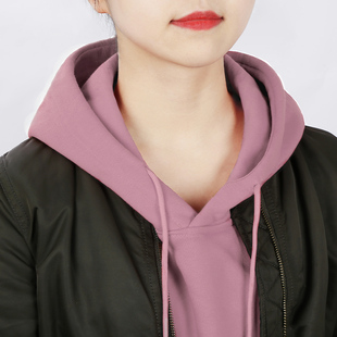 卫衣帽子假领子女百搭假领高档秋冬F连帽单独毛衣打底高领装饰衣