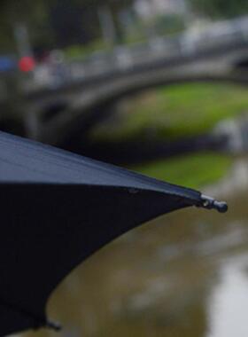 9WOR婚庆用品结婚雨伞新娘伞婚礼长柄伞男士伞黑色伞素色伞结婚新