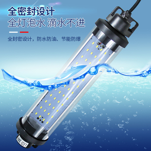 数控led机床工作灯防水防爆CNC车床节能照明灯24v荧光灯220v灯管