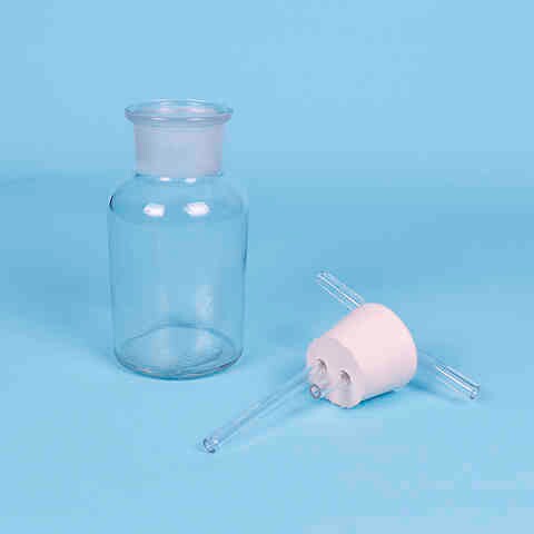 玻璃洗气瓶集气瓶洗气装置过滤装置抽滤装置广口瓶带胶塞