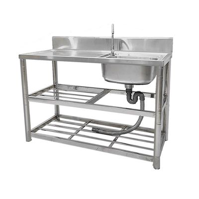 新品304不锈钢水槽单水槽双水槽  加厚一体台面洗菜W盆洗碗盘加粗