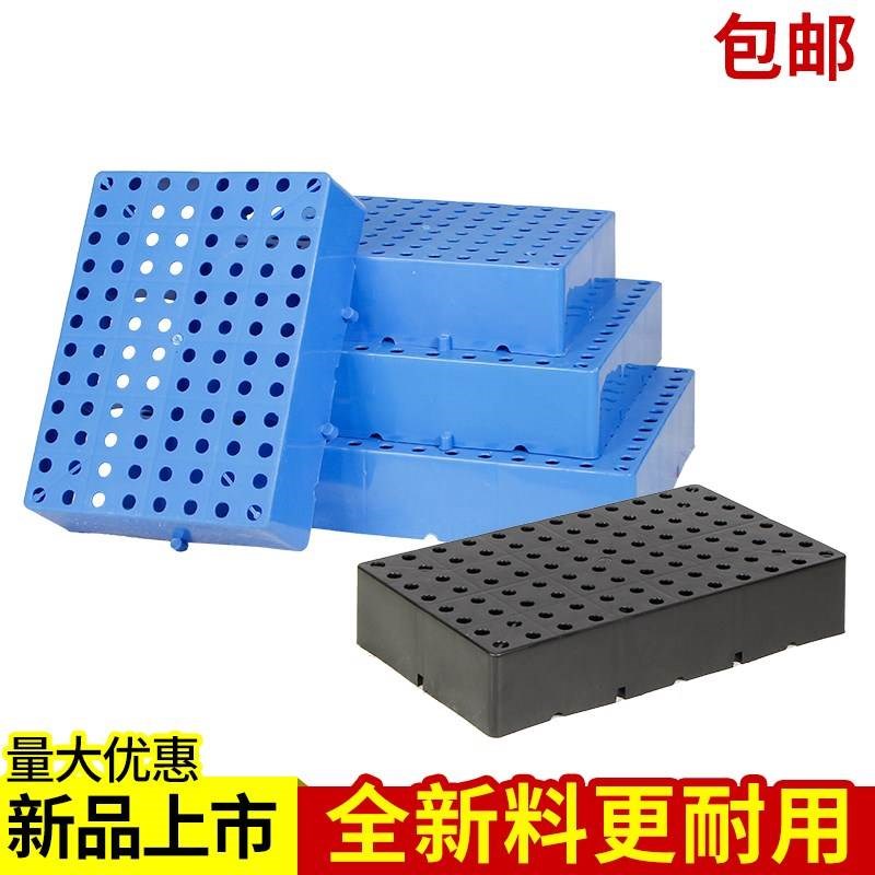 九脚平板塑料叉车托盘防潮垫板地台地堆卡板仓库地垫物流货架栈板