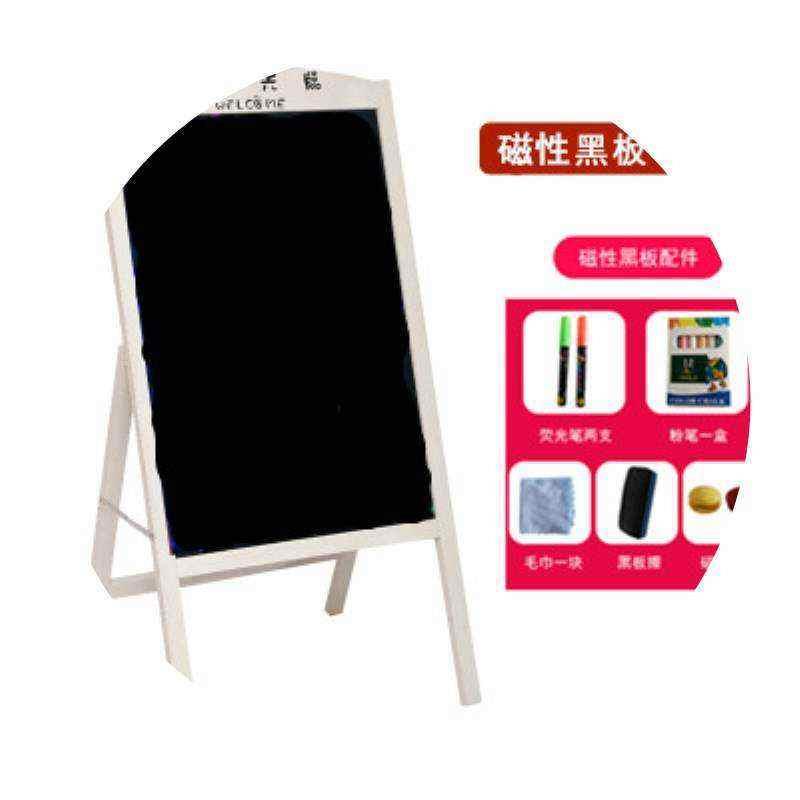 小黑板店铺家用支架式广告牌展示牌手写粉笔发光落地服装店宣传板