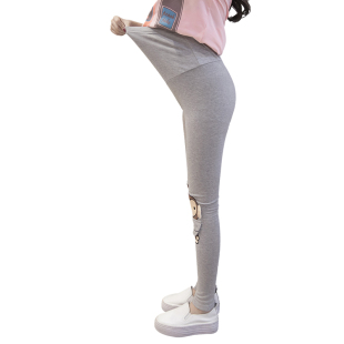 秋装 辣妈减龄纯棉上衣托腹裤 套装 款 洋气早秋两件套春秋 时尚 孕妇装