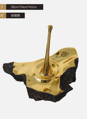 样板间售楼处艺术装饰品轻奢酒店别墅楼梯间走廊玄关落地雕塑摆件