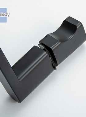 2IH030-D型轻奢淋浴房u扶手黑色304不锈钢拉手玻璃移门隔断极细把