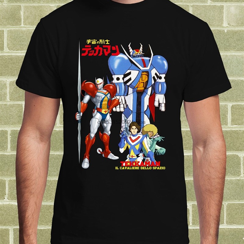 速发Tekkaman Il Cavaliere Dello Spazio Cartoon Men's T-shirt