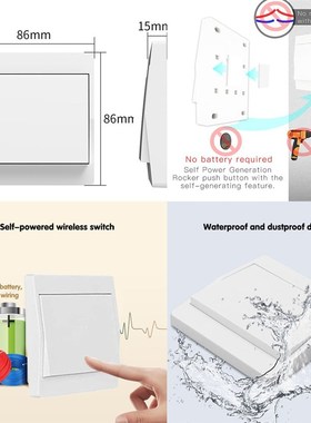 WiFi RF Light Switch 16A 220V Interruptor and 433mhz Kinetic