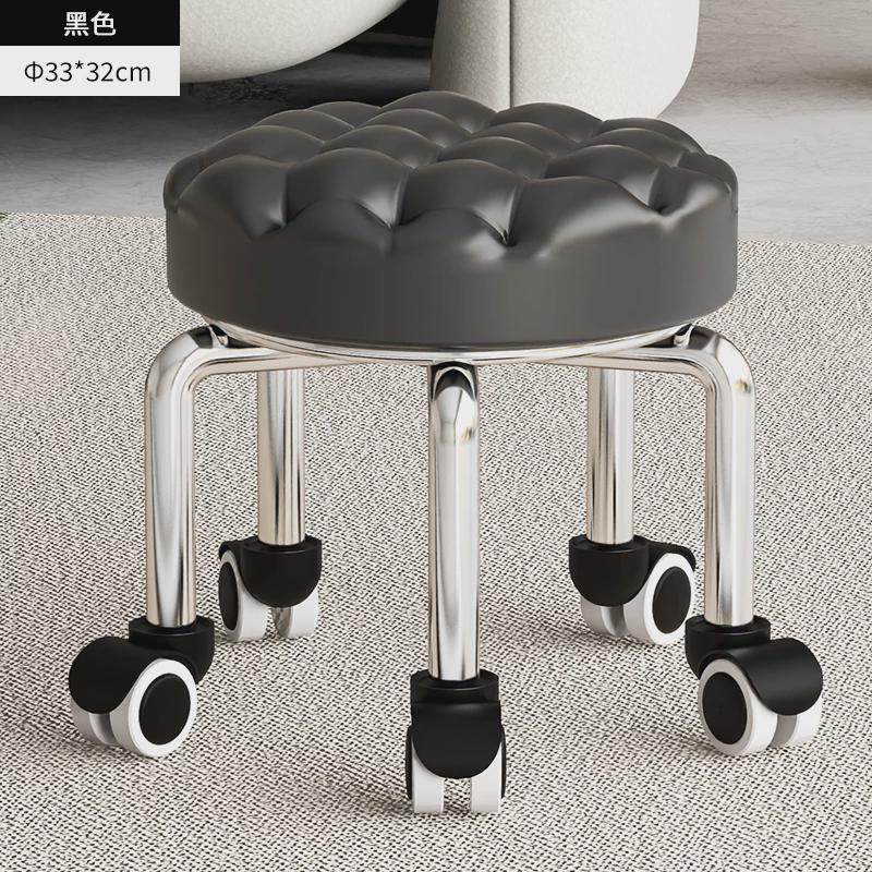 家用滑轮矮凳儿童万向轮小凳子小板凳圆凳椅子学步矮凳美甲美新款,住宅家具,万向轮凳,淘宝优惠券,粉丝福利购,淘宝优惠卷