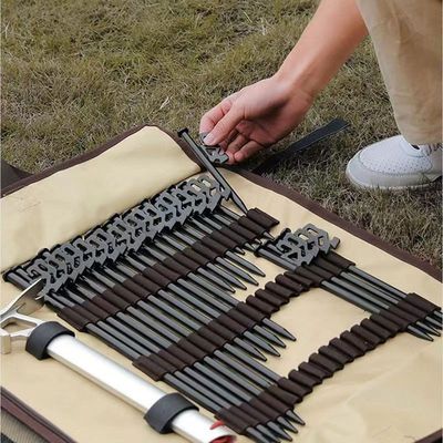 帐篷地钉收纳包天幕配件固定地钉收纳袋露营O野营专用工具包储物
