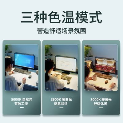 孩视宝国A级护眼屏幕挂灯工作学习E专用宿舍卧室电脑显示器补光灯