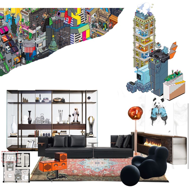 881主题公寓样板房可编r辑 硬装设计方案ppt+效果图+高清实景+文