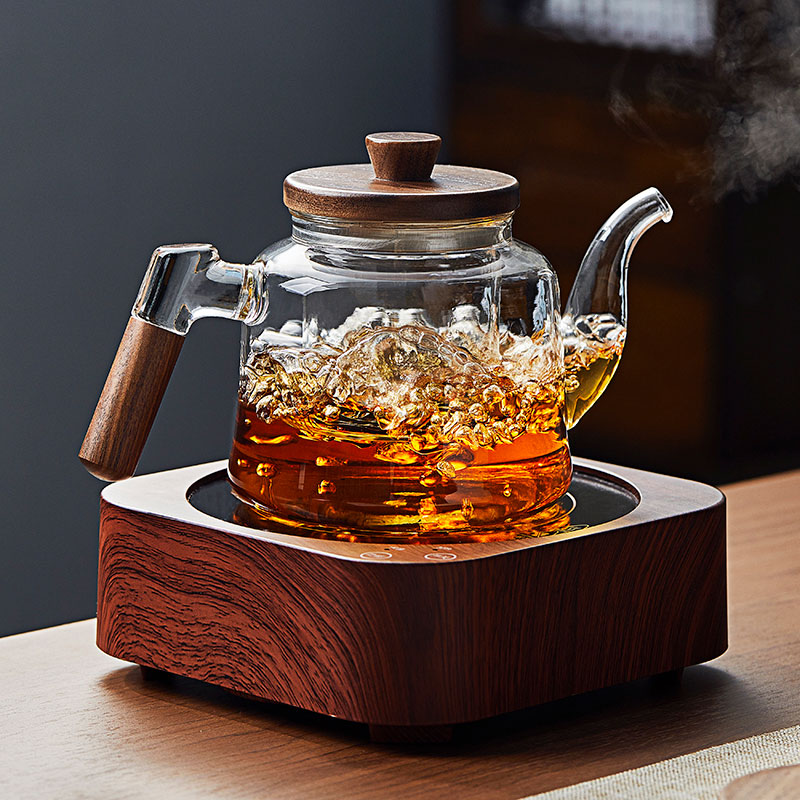 玻璃茶壶家用茶水分离水壶耐热日式煮茶泡茶器功夫U茶具电陶炉套