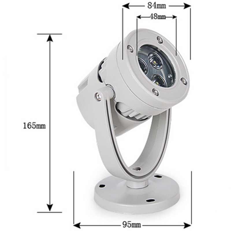 led照树灯投光灯工程庭院聚光景观灯户外防水草坪投射灯插地射灯