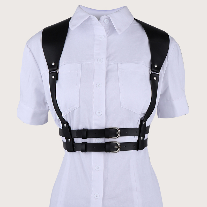 速发Women Leather Harness Belt Strap Girdle Sexy Lady Handma