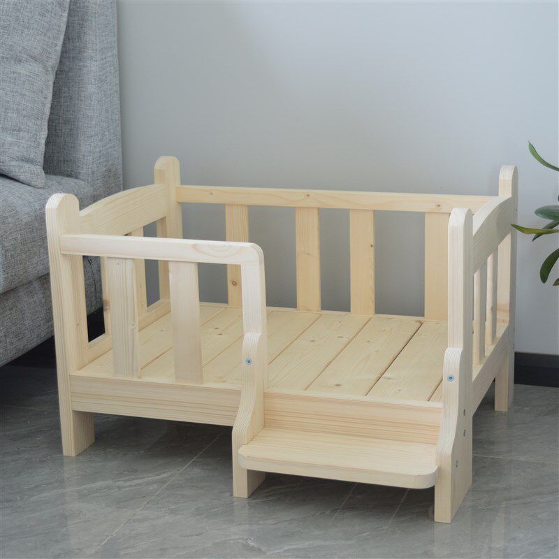 欣语宠物床狗狗木床宠物实木床狗窝粉色狗床泰迪金毛实木宠物定制,宠物/宠物食品及用品,猫狗床/躺椅,淘宝优惠券,粉丝福利购,淘宝优惠卷