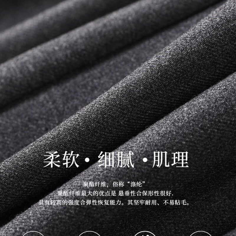 灰色职业西裤女士k2023春夏薄款时尚高腰直筒裤垂感休闲阔腿裤