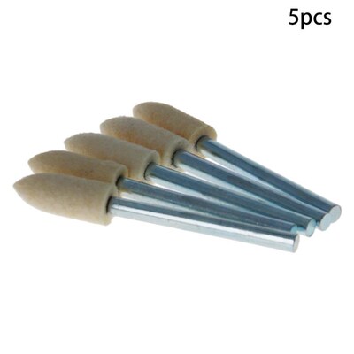 Utoolmart 5/10/15pcs Peach Tip Type Grinding Heads 3x3 3x4 3