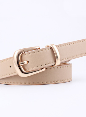现货High-quality Alloy Pin Buckle BFelts Black Waistband Bel