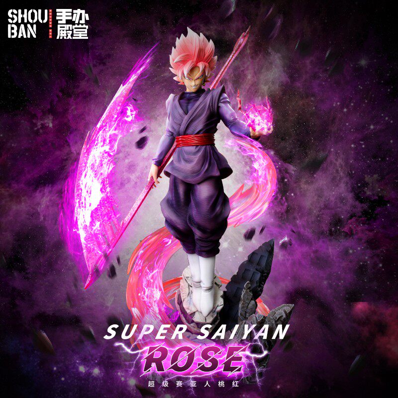 七龙珠可c发光gk桃红悟空.扎马斯 黑悟空扎马斯龙珠超手办摆件礼