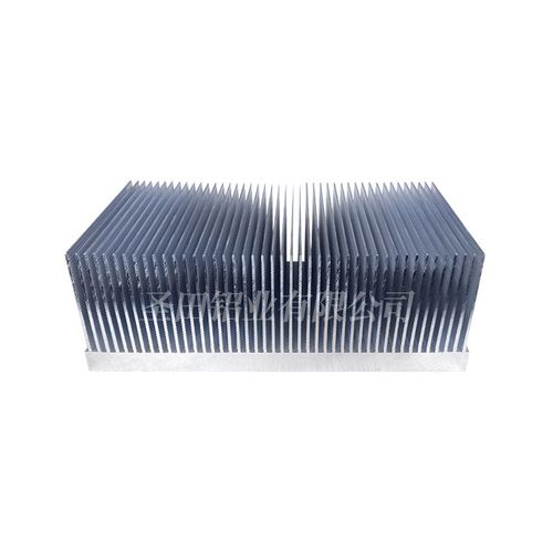 铝型材散热片大功率高密齿散热鳍片宽253高88毫米铝合金铝板定制