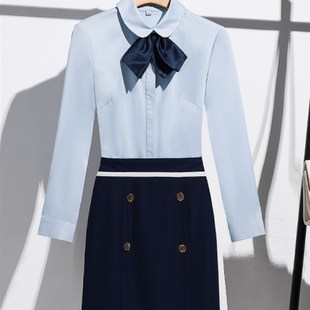 套裙正装 空姐职业套装 西装 新款 女教师售楼部酒店前台工作服 女秋季