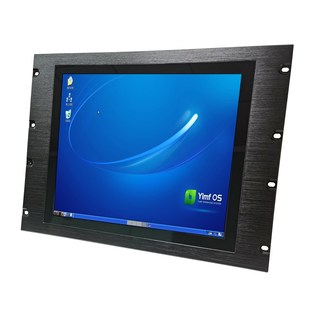 17寸机架式 触摸屏19寸标准机柜专用纯屏工业电脑支架 显示器上架式