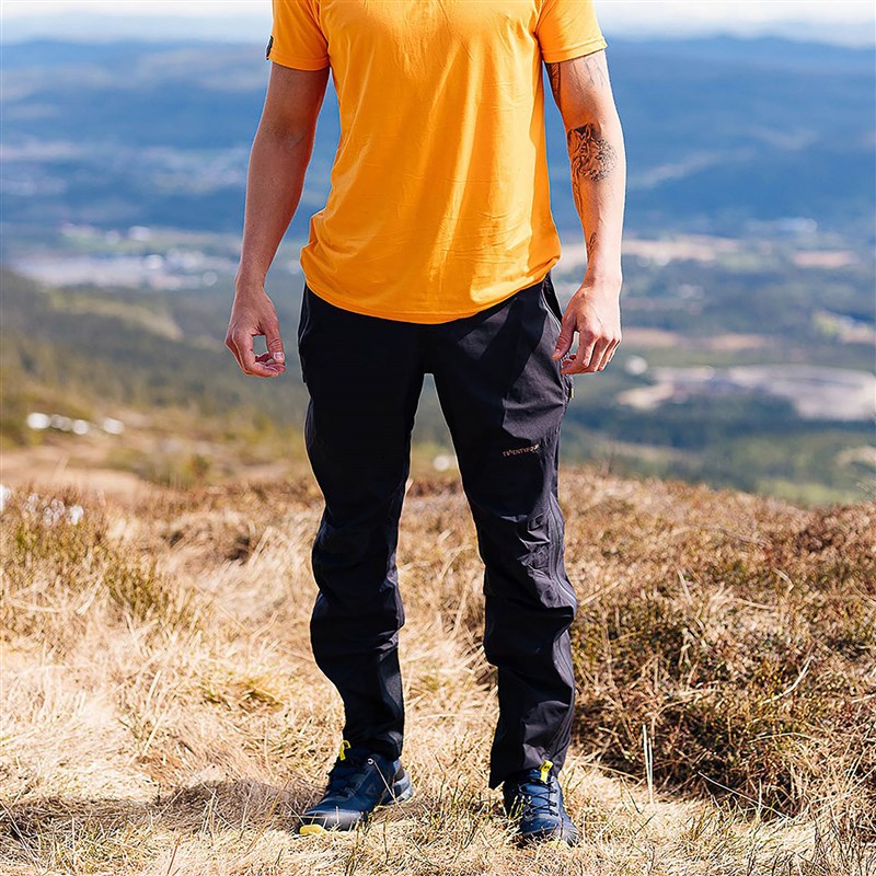 挪威春秋冬户外防风防水透气户外快干登山裤四面弹硬壳冲锋裤男女