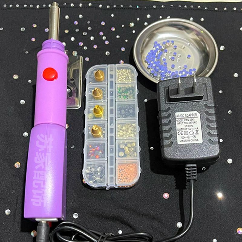 新款烫钻器点钻机绣禾服贴钻工具 舞蹈服dLiy装饰钻补钻笔镶钻配