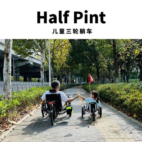 直销新品aI-MATRIX儿童躺车三轮前后旅游骑行躺骑自行车休闲代步