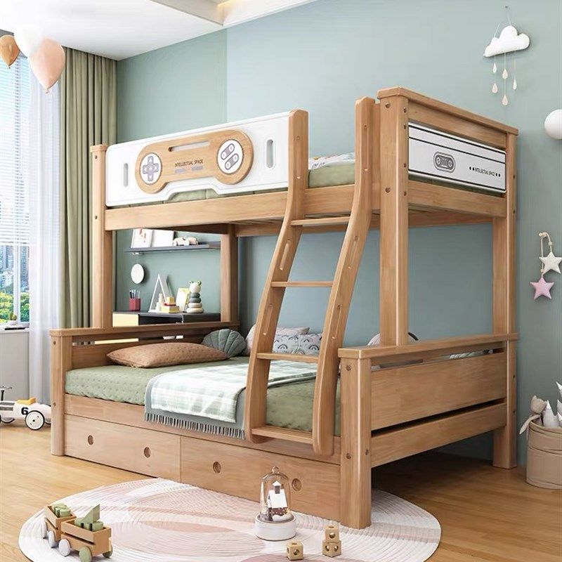 全实木儿童上下铺双层实木床两层上下床大人子母床橡胶木高低床铺,住宅家具,高低/子母床,淘宝优惠券,粉丝福利购,淘宝优惠卷