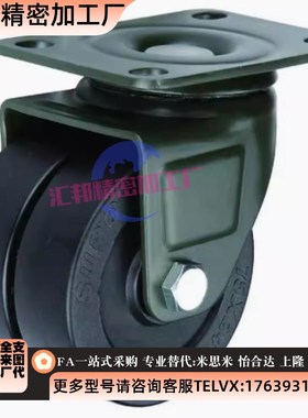 CGK01/CGL01/CGL02-D50/D63/D75/D1P00尼龙万向怡合达重载脚轮