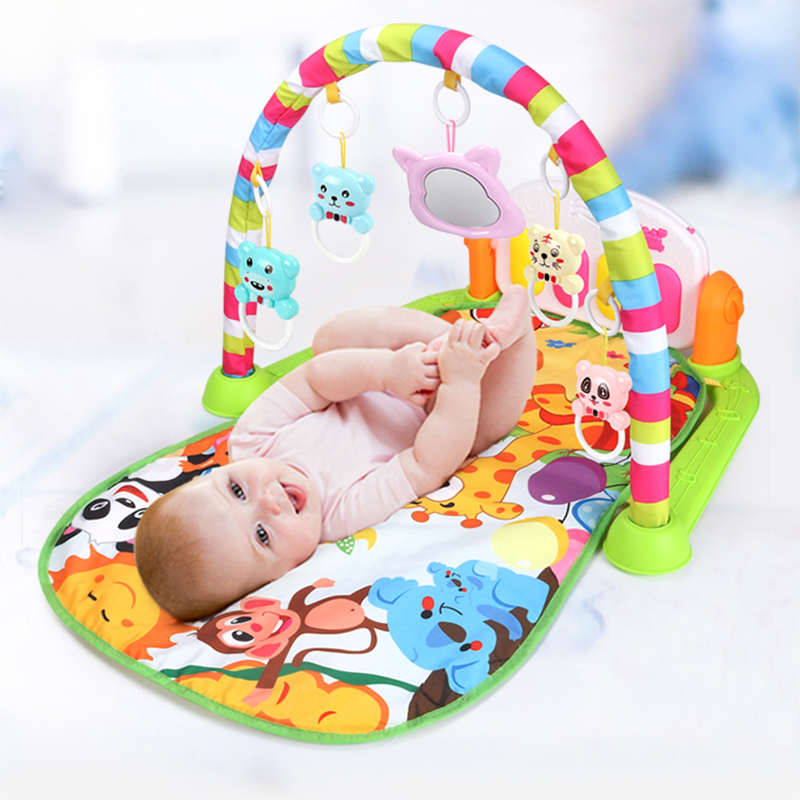 极速Baby Music Rack Play Mat Puzzle Carpet With Piano Keyboa