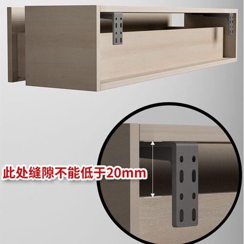悬空三角支架承重置物架墙上书桌三脚架床头电视柜支撑架隔板托架